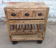 Wine Rack Furniture Cabinet