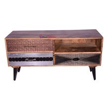 Wooden Metal Tv Stand Plasma Cabinet