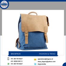 Leather Canvas Backpacks