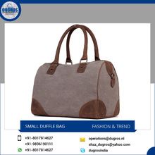 Leather Travel Duffel Bag