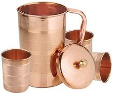 Copper Lemon Jug Set