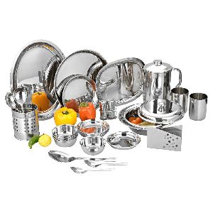 Stainless Steel Dinner Set