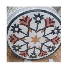 Round Inlaid Marble Flooring