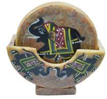 Soapstone Coaster Set
