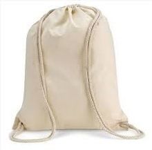 canvas drawstring bag