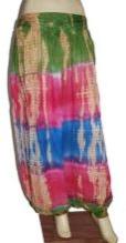 Ladies Tie Dye Rayon Harem pants