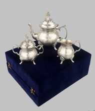 Brass Tea set silver