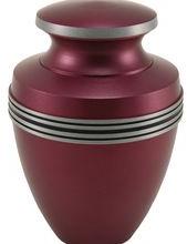 Meriton Seafoam Red Aluminum Cremation Urns