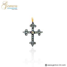 Antique Cross Charm Pendant