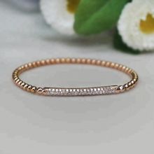 Solid Rose Gold Bracelet