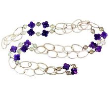 Sterling Silver Amethyst Beaded