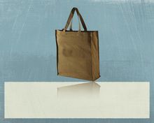 Recycled Organic Canvas Heavy Duty Loop Handle Bag