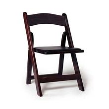 Mahagony wooden folding chair for wedding