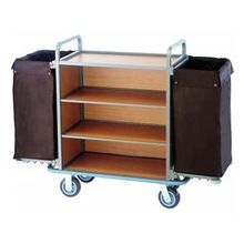 Stainless steel tube housekeeping trolley