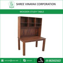 Antique Big Bookcase with Wooden Study Table