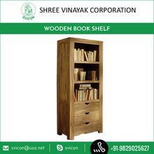 wooden book shelf