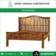 King Size Wooden Model Double Bed