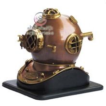Brass And Copper Diving Helmet