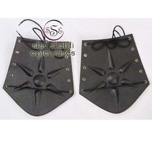 Star Emboss Leather Arm Guard