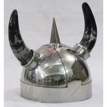 Viking Helmet with Horns Medieval