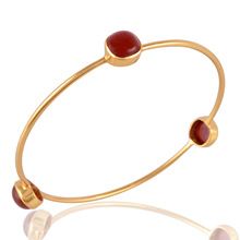 gold plated brass bangle