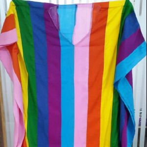 rayon rainbow beach kaftan