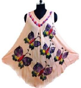 Tye Dye Batik Umbrella dress