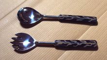 Buffalo Horn handle Salad serving set