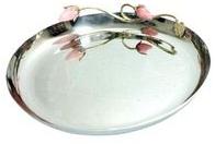 STAINLESS STEEL ROUND SERVING TRAY
