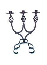 Wroght iron candle holder
