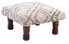 Contemporary Wooden Footstool