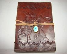 Embossed Handmade Leather Journal