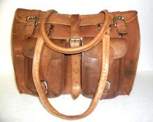 stylish leather handbag