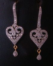 Cubic Zirconia Bridal earring