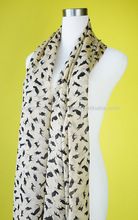 Cat print scarves