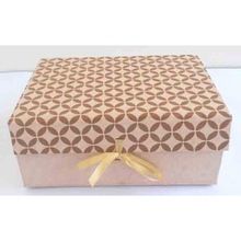 cardboard printed ribbons closure box