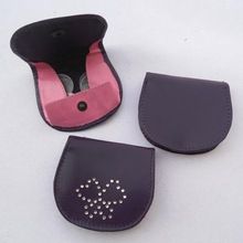 Promotional gift mini leather coin pouch
