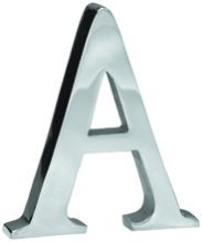 aluminum letter