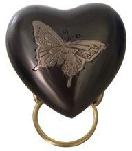 Butterfly Heart Keepsake Urn