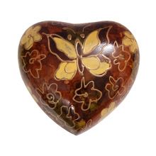 Butterfly Small Heart Keepsake Urn