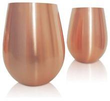 Copper Wine Glasses Set