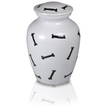 Dog Bone Print Pet funeral Urn