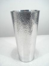 hammered sheet vase