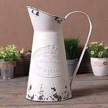 Metal Pitcher Flower Vase