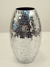 Mosaic Glass Flower Vase