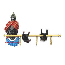 Artistic Krishna brass key hangers