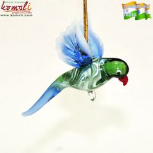 ornament glass bird figurines