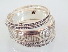 antique silver bangle bracelet