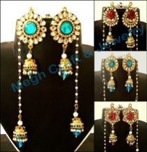 Long Beaded ear chain