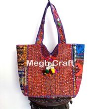 Mirror Work Big Jhola Bag